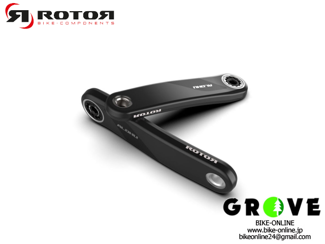 s*n様 ROTOR ALDHU CARBON ローター クランク 170mm 送料無料 】ROTOR ローター [ ALDHU CARBON CRANK ARMS