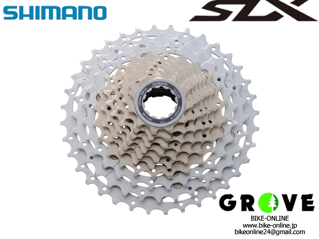 Shimano シマノ［ CS-HG81-10 ］SLX 10スピード MTB カセットスプロケット 各種サイズ ※パッケージ傷あり【 GROVE鎌倉 】