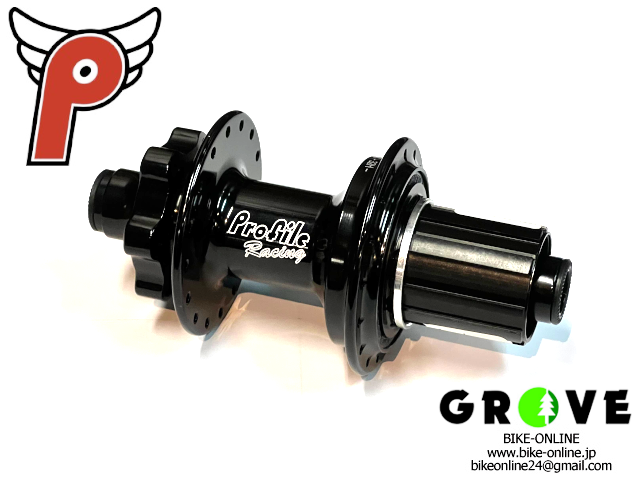 カーキ×インディゴ [新品] Profile Racing ハブ 黒 セット