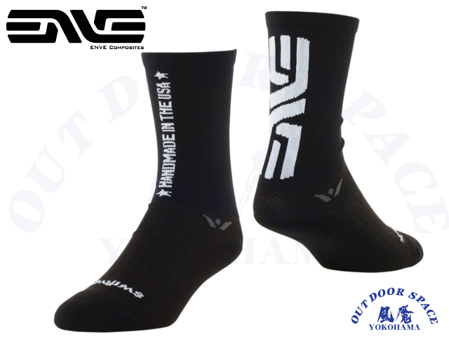 ENVE エンヴィ [ SOCKS MERINO] BLACK 【風魔横浜】