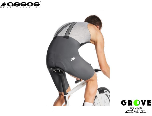 assos アソス ［ EQUIPE R Bib Shorts S11 ］ Robust Grey サイズ M