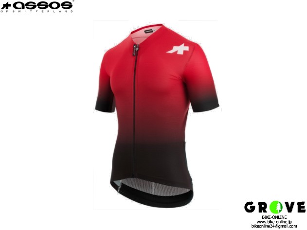 assos アソス ［ EQUIPE RS Jersey S9 TAGRA ］Katana Red Mサイズ