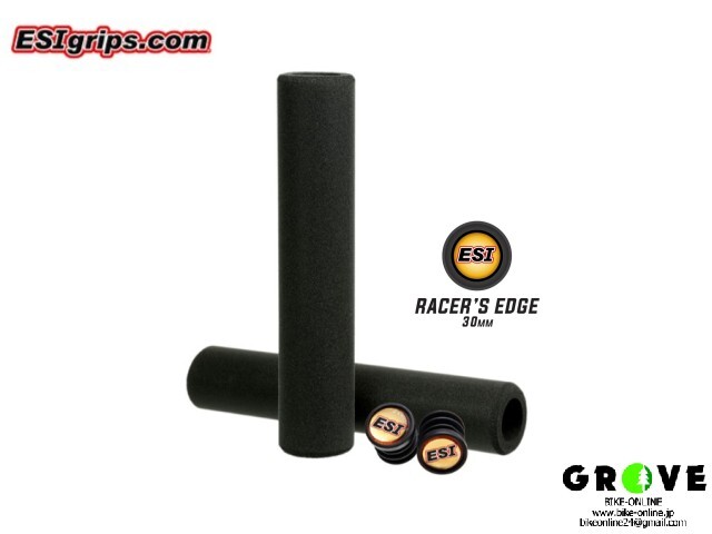 クッション性に優れた ESI grips イーエスアイ グリップ [ RACER'S EDGE ] BLACK 【 GROVE鎌倉 】