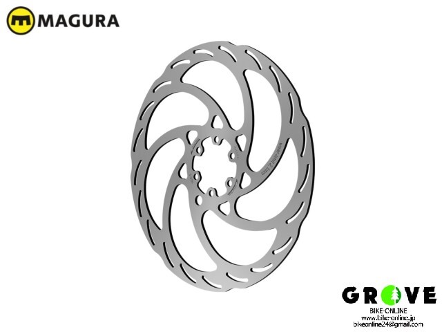 MAGURA マグラ ［ MDR-S DISC ROTOR ］2.5mm厚 ディスクローター 6ボルト用 180mm / 203mm 【 GROVE鎌倉 】