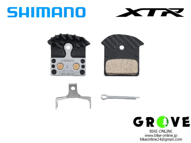 SHIMANO シマノ  [ J04C メタルパッド ] ブレーキパッド / XTR M9000 シリーズ【 GROVE青葉台 】