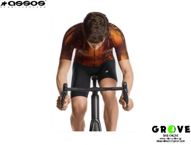 assos アソス ［ MILLE GT Jersey C2 DropH ］Droid Orange Mサイズ