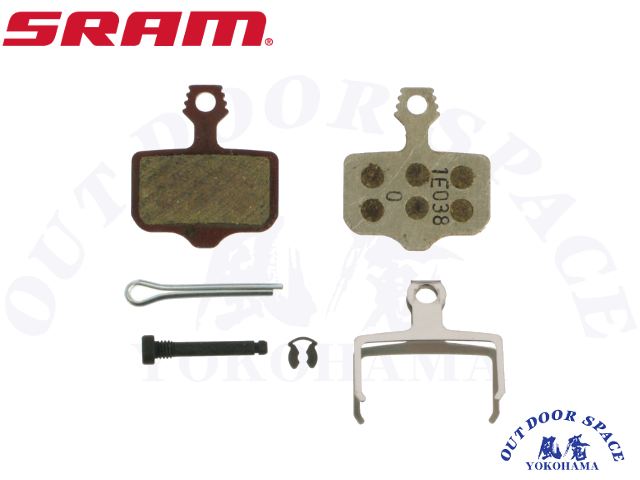 SRAM スラム ［ DISK BRAKE PADS ] ROAD 2-PIECE CALIPER ブレーキパッド【風魔横浜】