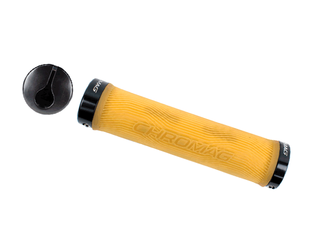 chromag FU40 ライザー ハンドルバー グリップ付き FU40: 40mm High Rise Mountain Bike Bars for Max Control