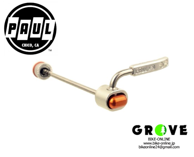 PAUL quick ポール クイックリリース スキュワー ブルーラグ サーリー PAUL* quick release skewer (black) - BLUE LUG ONLINE STORE