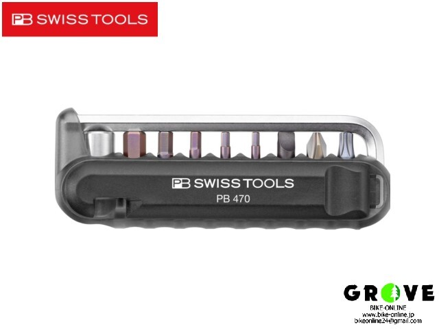 PB SWISS TOOLS ピービースイスツールズ ［ PB 470 ］ 自転車用 マルチツール ブラック【 GROVE鎌倉 】