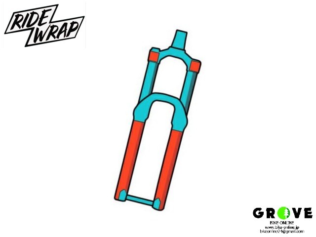 RIDEWRAP ライドラップ ［ Covered Protection MTBFRONT FORK カバープロテクション］ フロントフォーク用 つやあり【 GROVE鎌倉 】