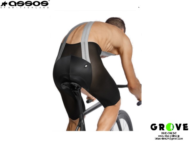 assos アソス ［ EQUIPE RSR Bib Shorts SuperLeger S9 ］Black サイズ