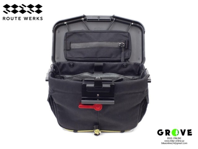 中古美品】ルートワークス ハンドルバーバッグ ブラック （ROUTE