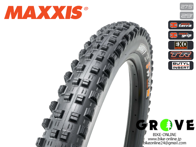 MAXXIS マキシス [ Shorty ショーティ ] 3C MAXX GRIP / 27.5 / 29 ×2.4WT タイヤ【 GROVE青葉台 】