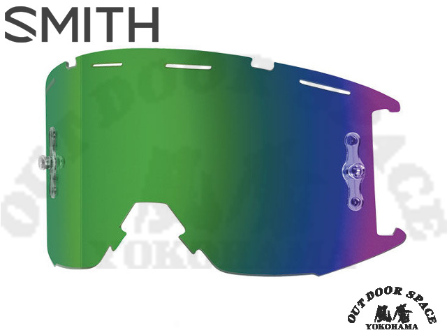 SMITH スミス [ Squad MTB Goggle リプレースメント・レンズ ] ChromaPop Sun Green Mirror 【風魔横浜】