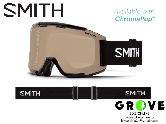 SMITH スミス [ Squad MTB BLACK ]  - ChomaPOP Storm Amber & Clear【GROVE青葉台】