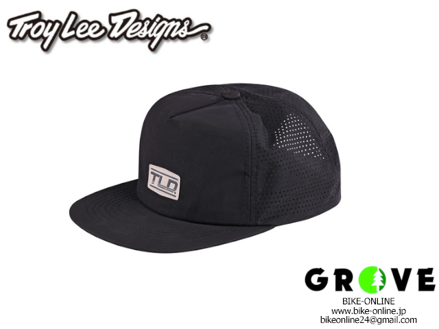 TroyLeeDesigns トロイリーデザインズ [ UNSTRUCTURED HAT SPEED LOGO - CARBON ] スナップバックハット / アンストラクチャードハット スピードロゴ【 GROVE青葉台 】