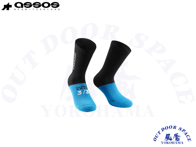 assos アソス ［ Ultraz Winter Socks EVO ］BlackSeries【 風魔横浜 】