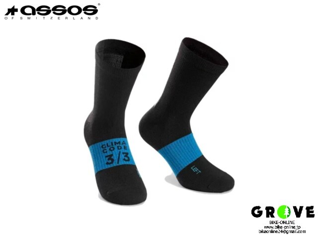 assos アソス 冬用 ［ WINTER SOCKS ウィンターソックス ］ サイズ 2 (27.5cm~30cm) 【 GROVE鎌倉 】