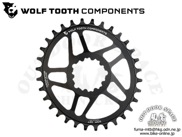 WOLFTOOTH ウルフトゥース [ Drop - Stop Elliptical SDM Chainring チェーンリング ] Direct Mount for SRAM GXP Cranks 【GROVE青葉台】