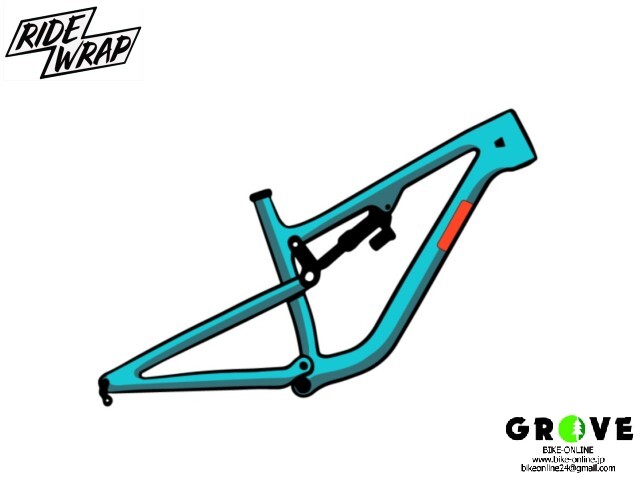 RIDEWRAP ライドラップ ［ SHUTTLE ARMOR シャトルアーマー ］ ダウンチューブプロテクション 【 GROVE鎌倉 】