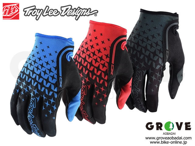 2018 Troy Lee Designs TLD XC Gloves Megaburst Black//Grey