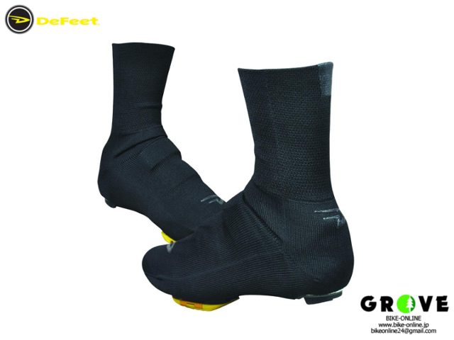 DeFeet デフィート ［ SLIPSTREAM STRADA ］ シューズカバー ブラック 【 GROVE青葉台 】