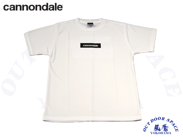 cannondale キャノンデール ［ Dry Tee Ride on the Road White ］ロゴ入り 速乾Tシャツ/ユニセックス【 風魔横浜 】