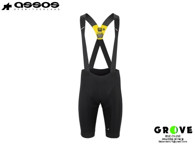 assos アソス 春秋用 裏起毛 ［ EQUIPE RS SPRING/ FALL BIBSHORT S9 エキップアールエス 春/秋 用 ビブショーツ ］ BLACK サイズ XS 【 GROVE鎌倉 】