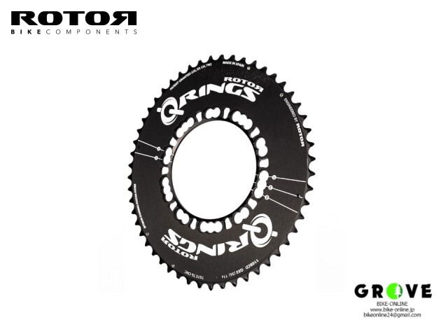 ROTOR ローター  [ Q- RING 48T AERO ] アウターチェーンリング 【 GROVE鎌倉 】