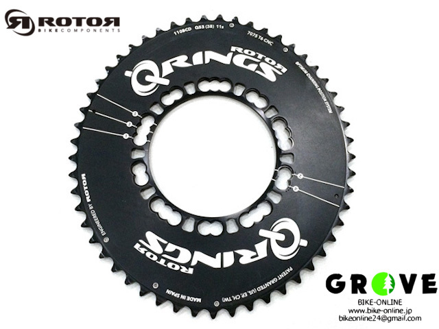 ROTOR ローター  [ Q- RING 50T AERO ] アウターチェーンリング 【 GROVE青葉台 】