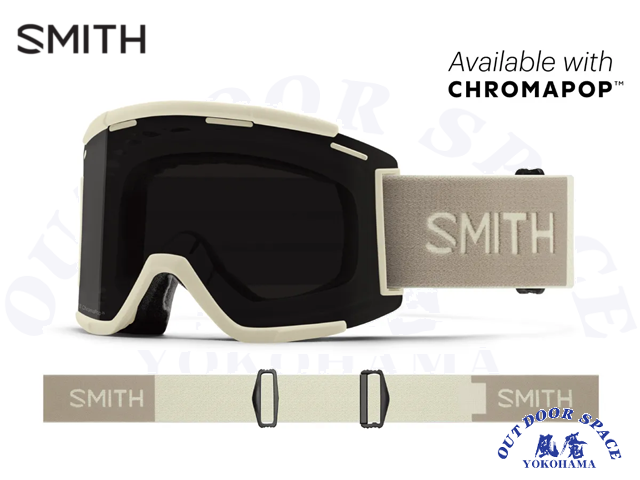 SMITH スミス [ Squad XL MTB Goggle ゴーグル Chalk ]  - ChomaPOP Sun Black & Clear【風魔横浜】