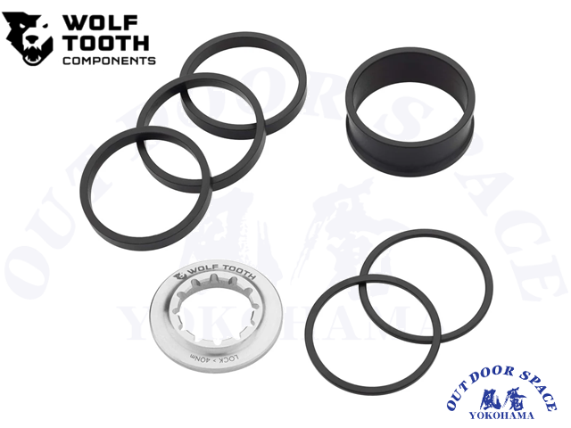 WOLFTOOTH ウルフトゥース [ Single Speed Spacer Kit with Lockring ] 【 風魔横浜 】