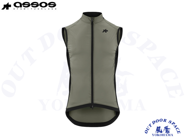 assos アソス  [ MILLE GT Wind Vest S11 ]  Edge Green / Lサイズ【 風魔横浜 】