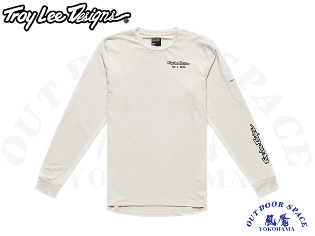 TroyLeeDesigns トロイリーデザインズ [ Ruckus Long Sleeve Ride Tee ] Art & Speed - Pumice【風魔横浜】