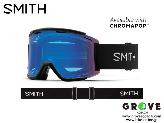 SMITH スミス [ Squad XL MTB Black ] ChromaPop Contrast Rose Flash / Clear AF【 GROVE青葉台 】