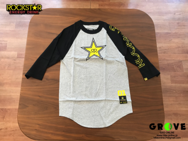 ROCKSTAR ［ Harrington Baseball Jersey BLK/GREY ］ Sサイズ 【 GROVE青葉台 】