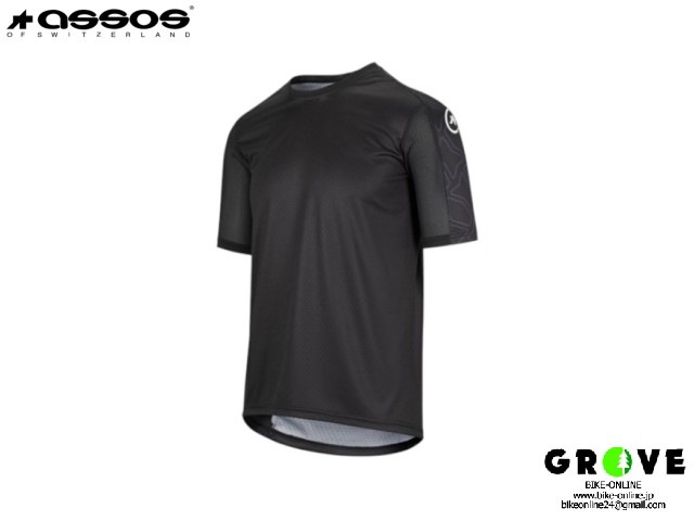 assos アソス ［ Trail SS Jersey トレイルショートスリーブ ジャージ  ］Black Series  Mサイズ【 GROVE鎌倉 】