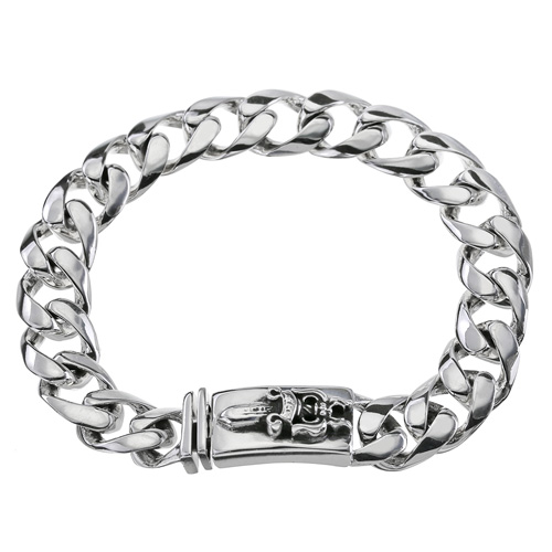 ダガー IDジョイント ブレスレット シルバー アクセサリー [シルバーブレスレット]