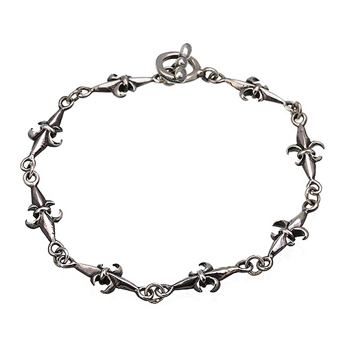 スモールフレアリンク ブレスレット シルバー アクセサリー [シルバーブレスレット]