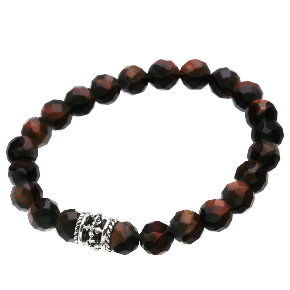 シルバー ブレスレット (bab-1013) シルバー アクセサリー 天然石 メンズ 男性[シルバーブレスレット]