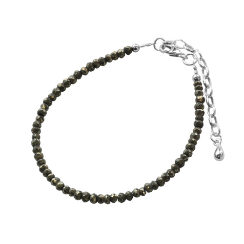 パイライトストーン ブレスレット 天然石