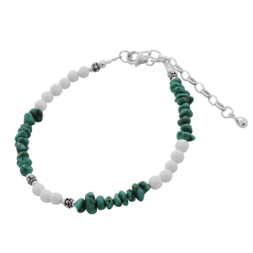 ターコイズハウライトストーン ブレスレット 天然石