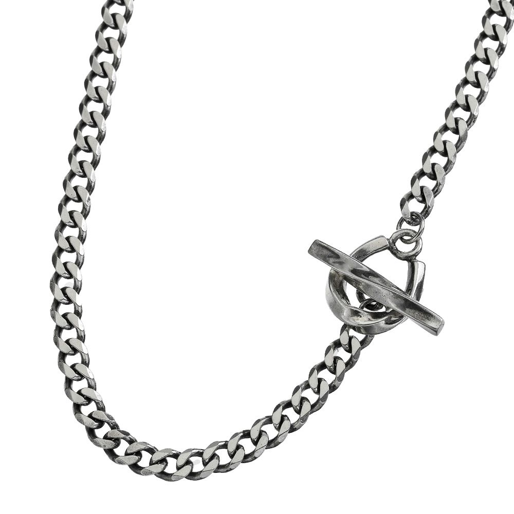 ツイスト ホースシュー 喜平 チェーン ネックレス 52cm メンズ シルバー925 アクセサリー[シルバーチェーン]