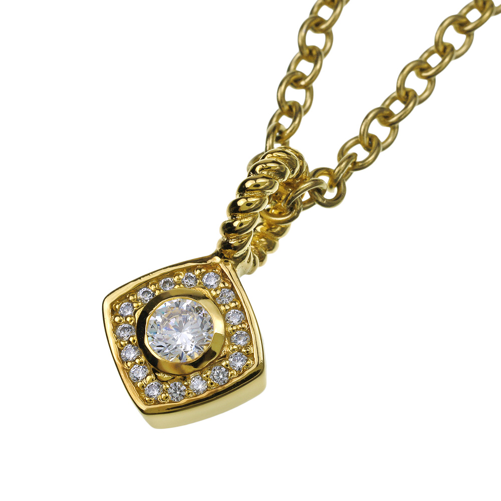 ダイヤモンドシェイプ ジルコニア ペンダント ≪トップのみ≫ メンズ ネックレス シルバー アクセサリー ひし形 小ぶり B系 ヒップホップ HIPHOP [シルバーペンダント]