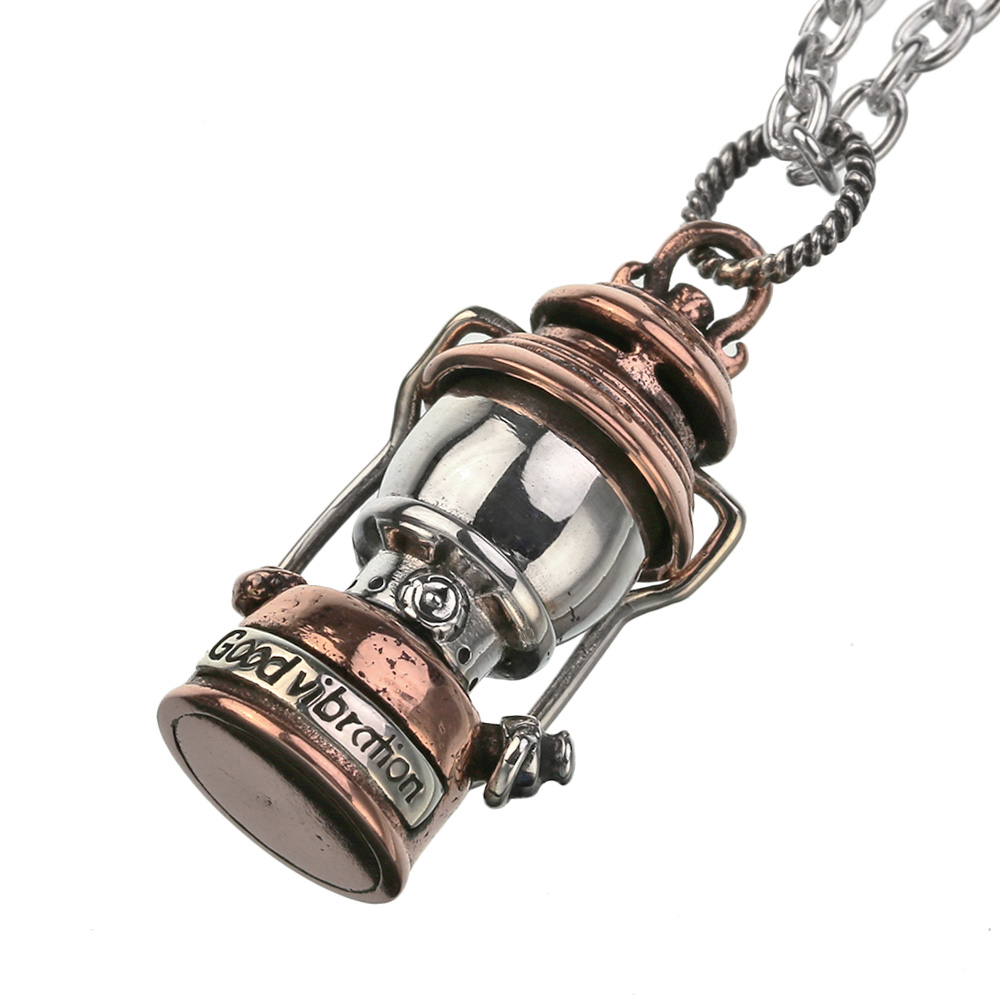 キャンプ ランタン ペンダント ≪トップのみ≫ メンズ ネックレス シルバー ブロンズ アクセサリー ミニチュア [シルバーペンダント]