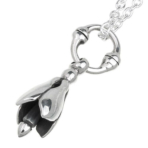 ティアーライン ベル ペンダント ≪トップのみ≫ メンズ ネックレス シルバー アクセサリー [シルバーペンダント]