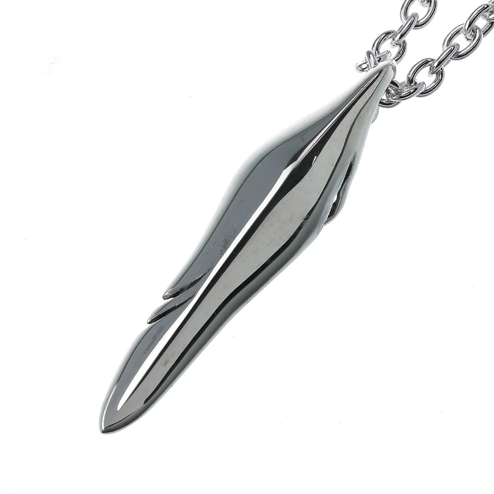 フェザー シルバー925 ペンダント (トップのみ) ネックレス メンズ シルバー アクセサリー[シルバーペンダント]