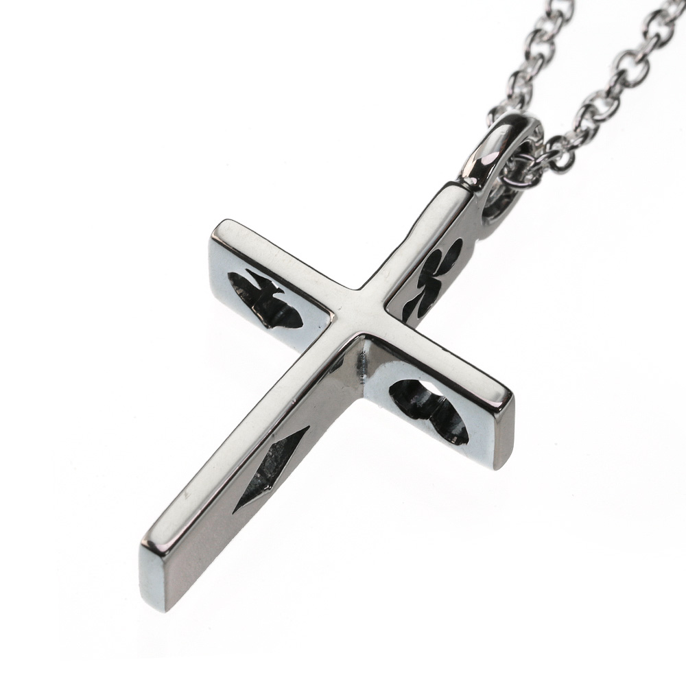 ハイド トランプ マーク クロス ペンダント ≪トップのみ≫ メンズ ネックレス シルバー アクセサリー 十字架 [シルバーペンダント]