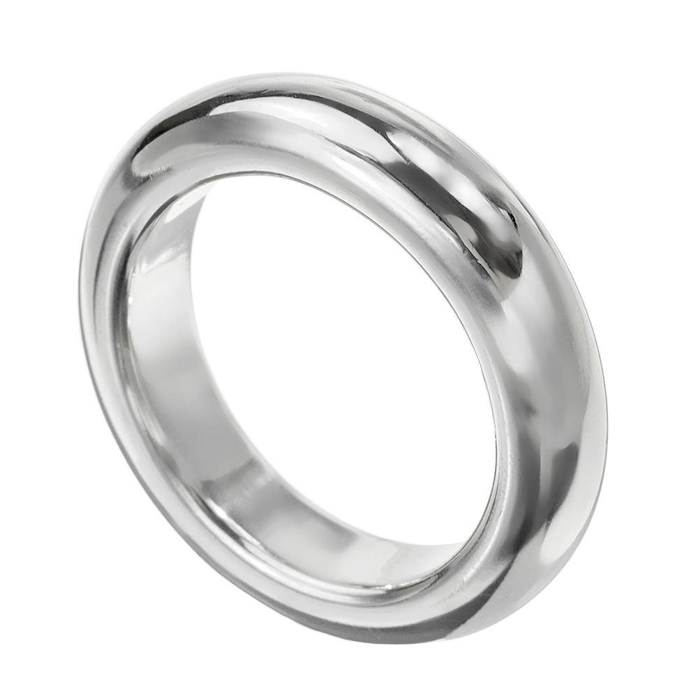 ボリューム ラウンド リング シルバー アクセサリー 指輪 甲丸 925 [シルバーリング]